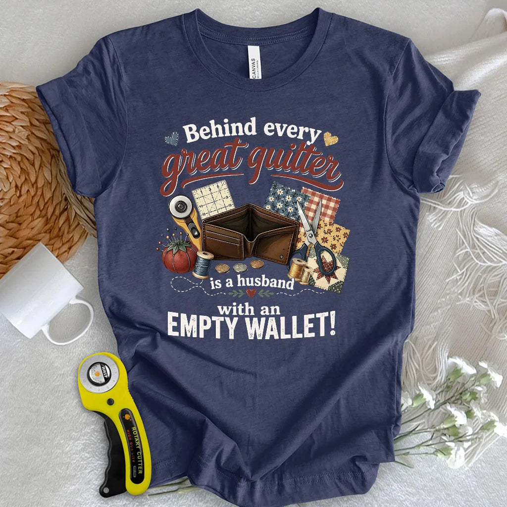 Stitched with Love, Paid by Him T-Shirt