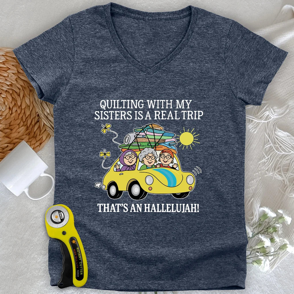That's an Hallelujah! Lady V-neck