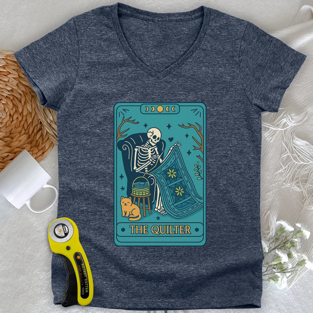 The Quilter Lady V-neck