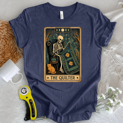 The Quilter Skeleton Card T-shirt