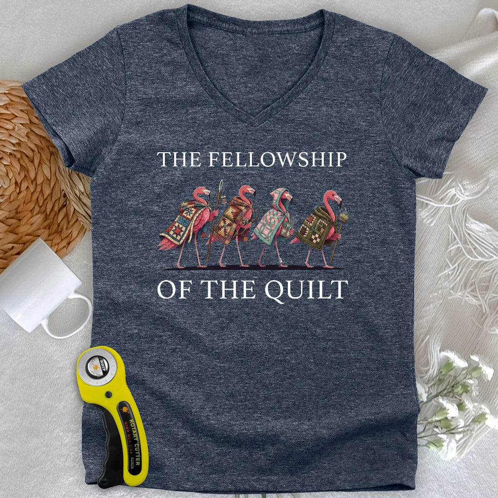 The Quilting Fellowship Lady V-neck