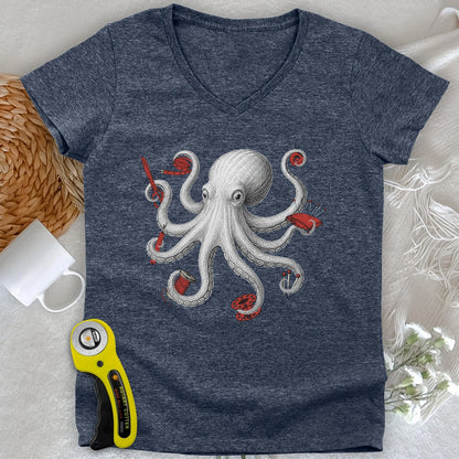 Thread Kraken Lady V-neck