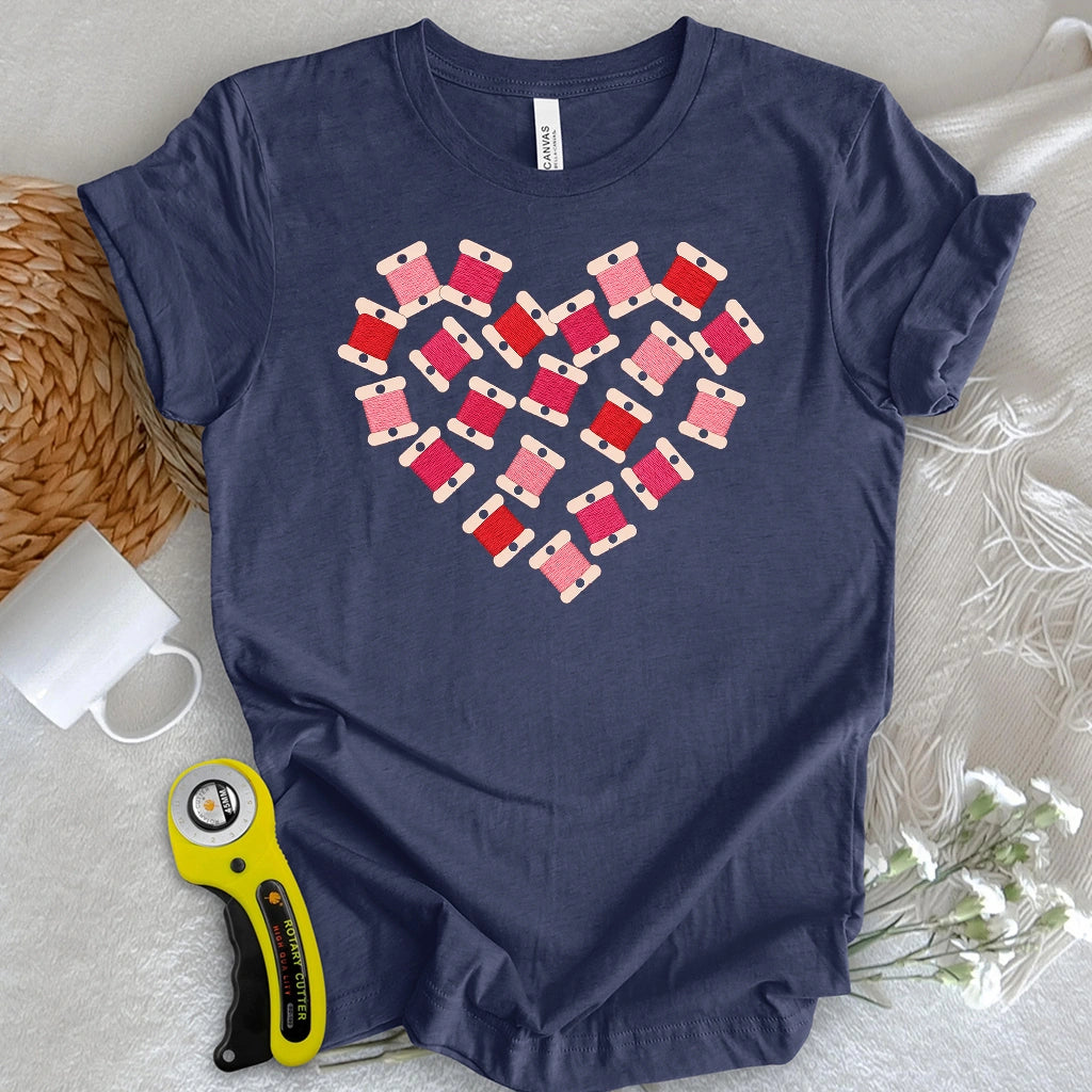 Threads Heart T-shirt