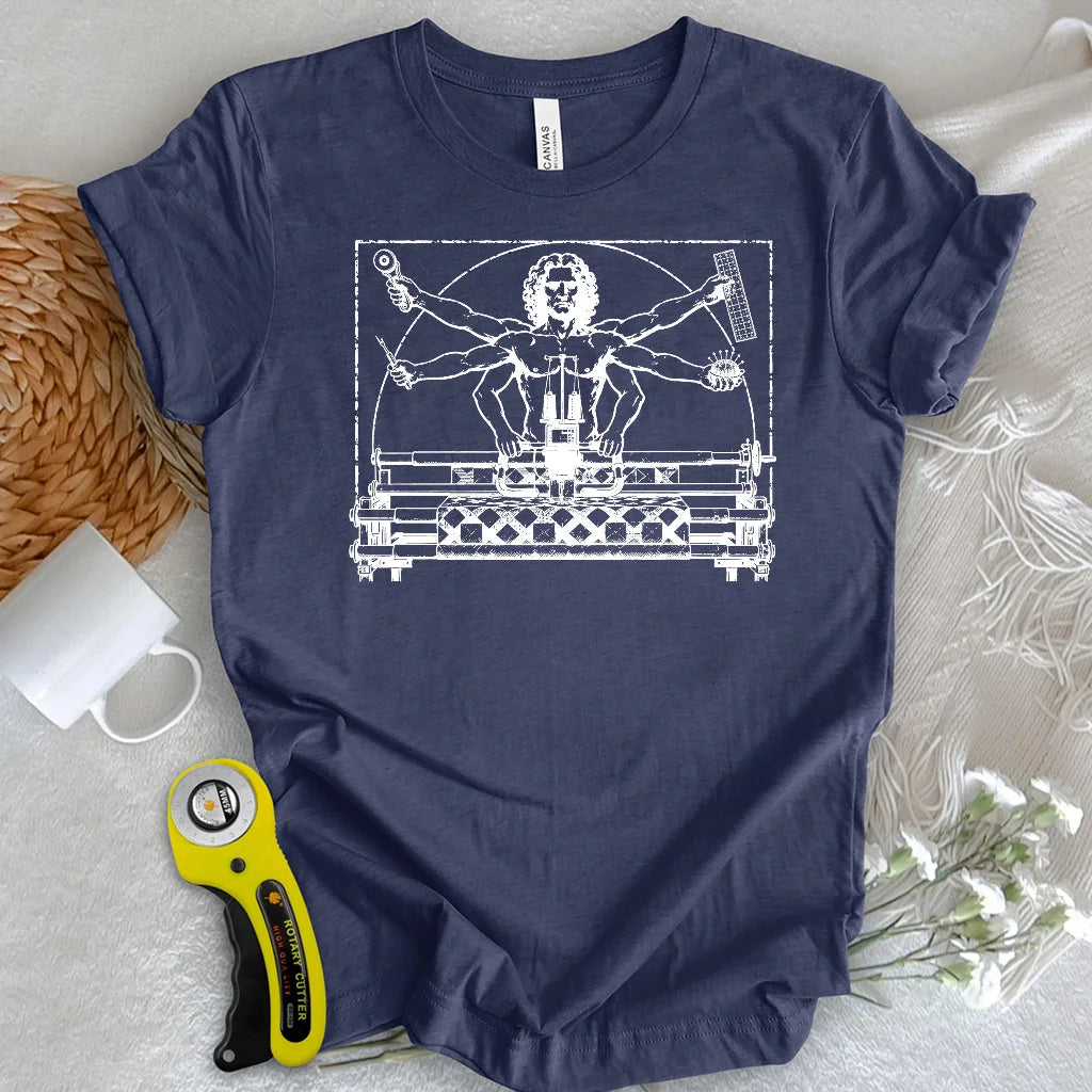 Vitruvian Longarmer T-shirt