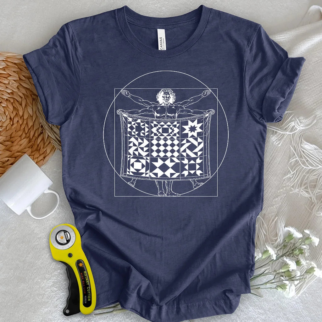 Vitruvian Quilter T-shirt