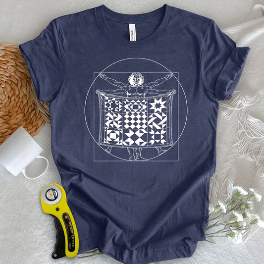 Vitruvian Quilter T-shirt