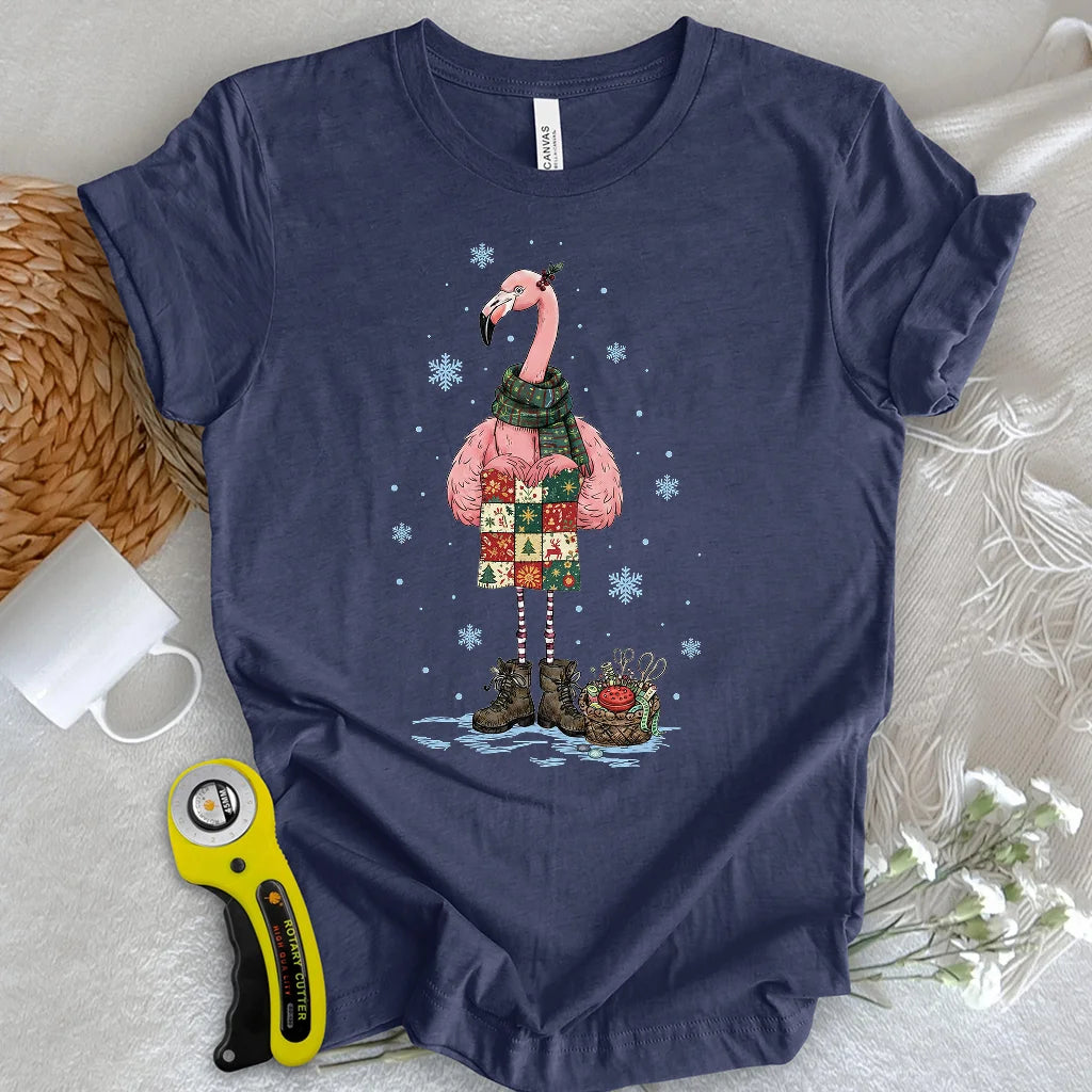 Winter Flamingo T-shirt