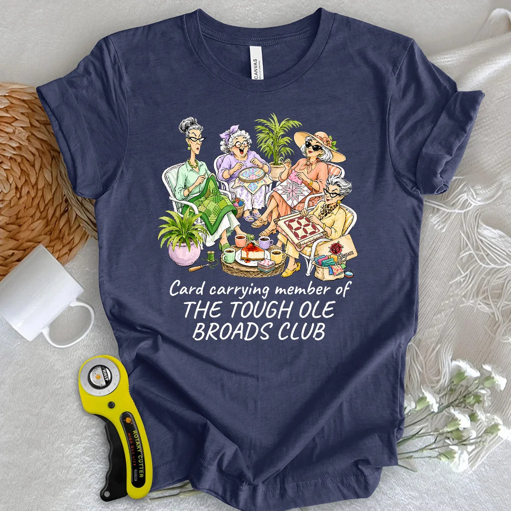 Woman Sewing Company T-shirt