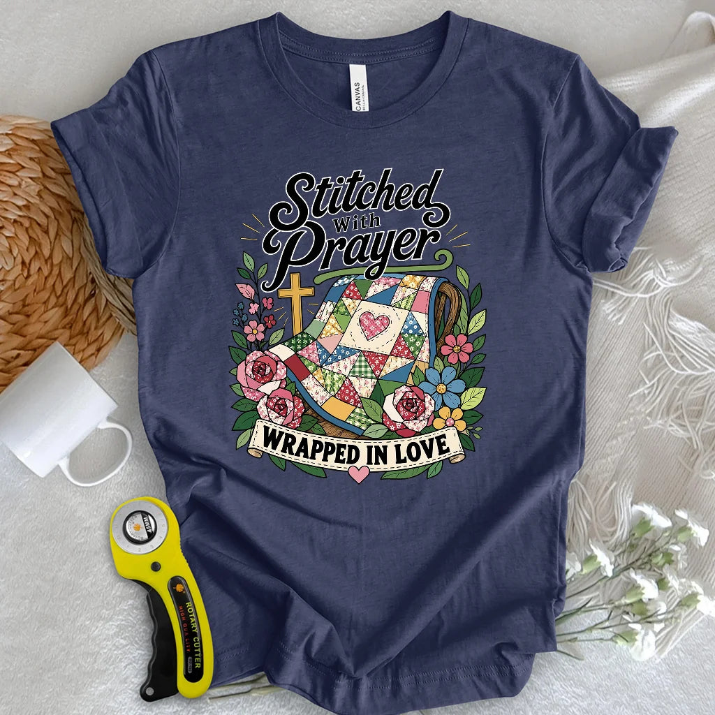 Wrapped In Love Quilt T-Shirt