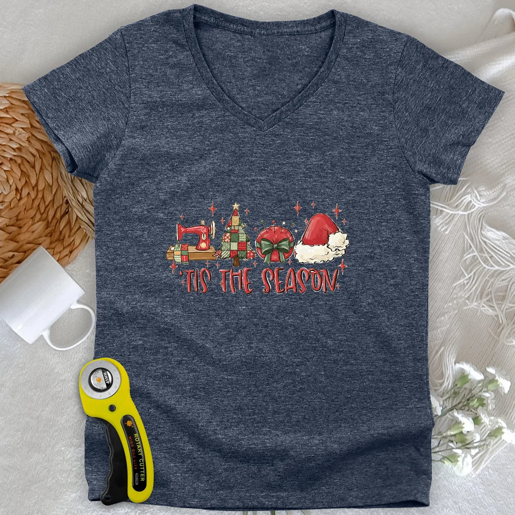 'Tis the season Lady V-neck