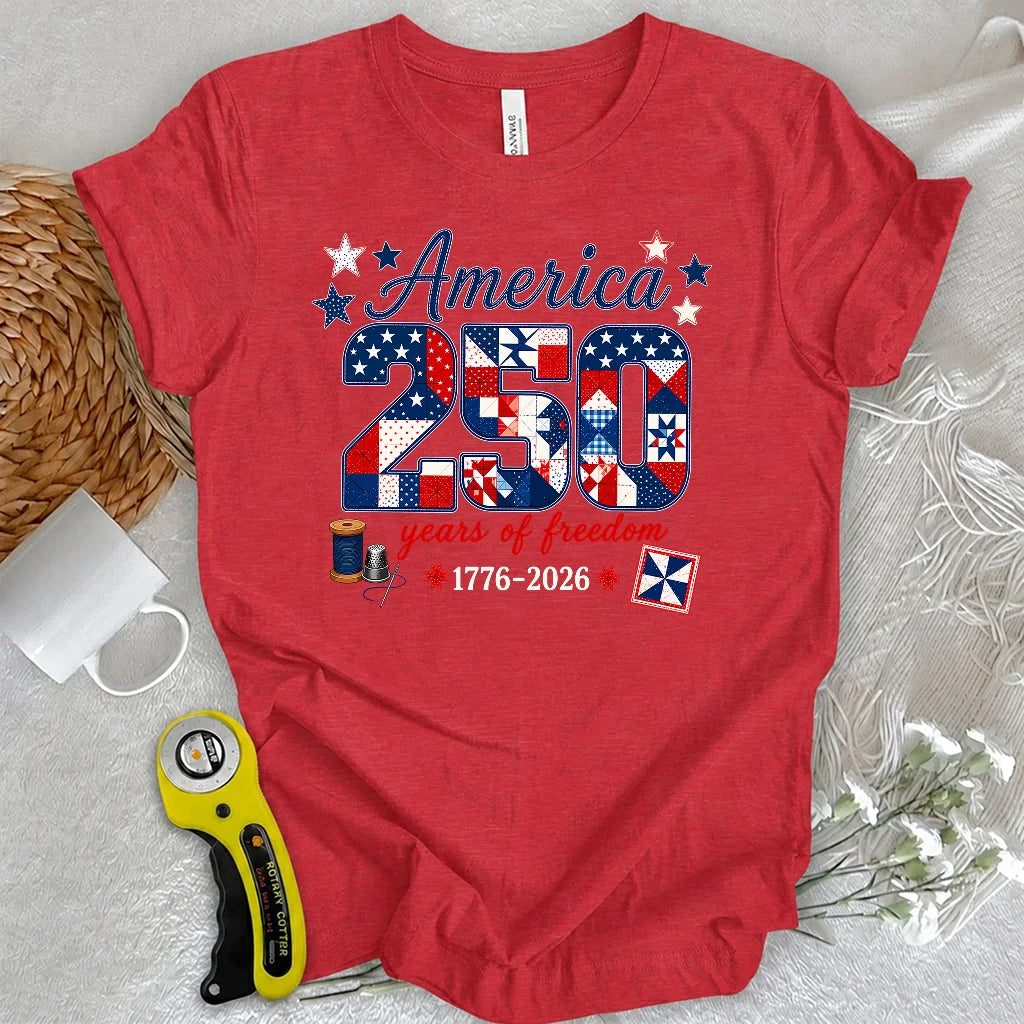 America 250: Pieced With Pride T-shirt