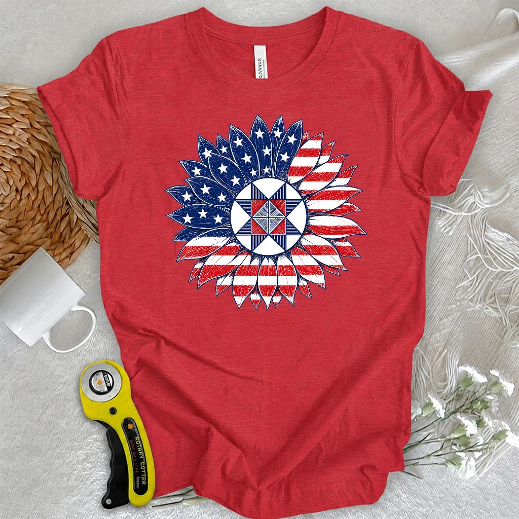 American Pride Sunflower T-shirt