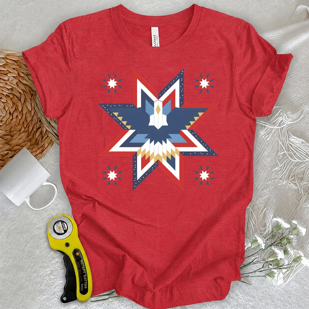 Eagle Star Quilt T-shirt