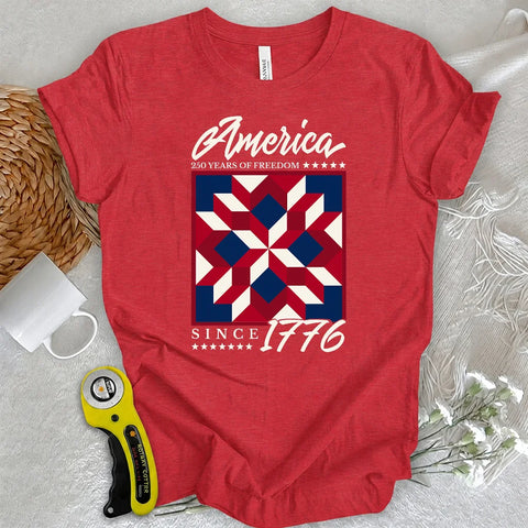 Liberty-T-Shirt mit Patchwork-Design