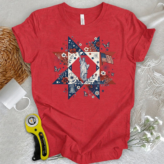 Liberty Star Quilt T-shirt