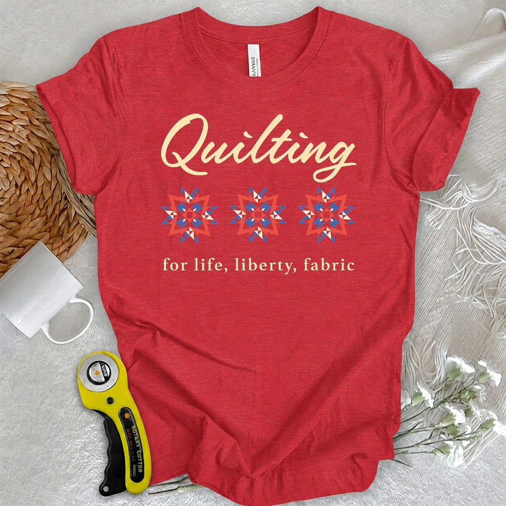 Patriotic Quilt Block T-shirt