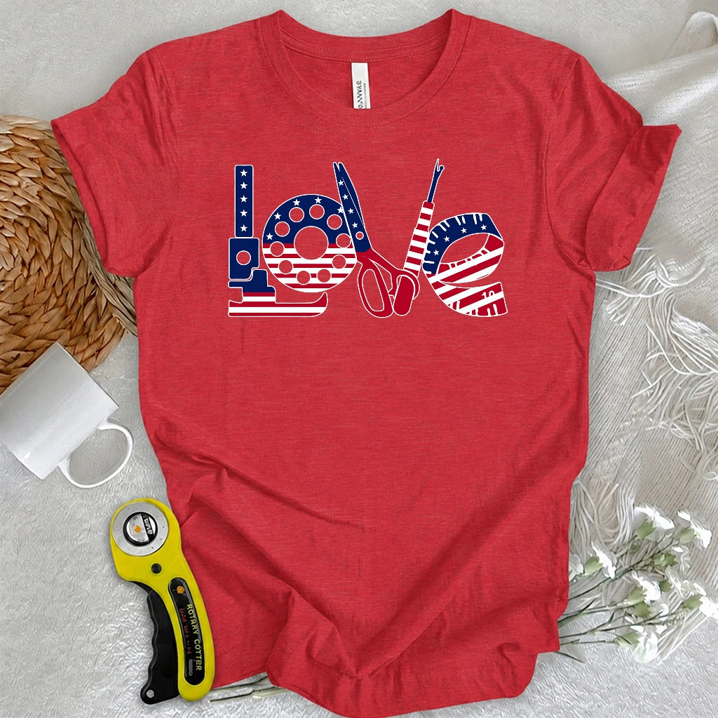 Sew Much Love USA T-shirt