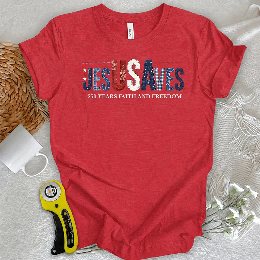Stitching Faith Since 1776 T-shirt
