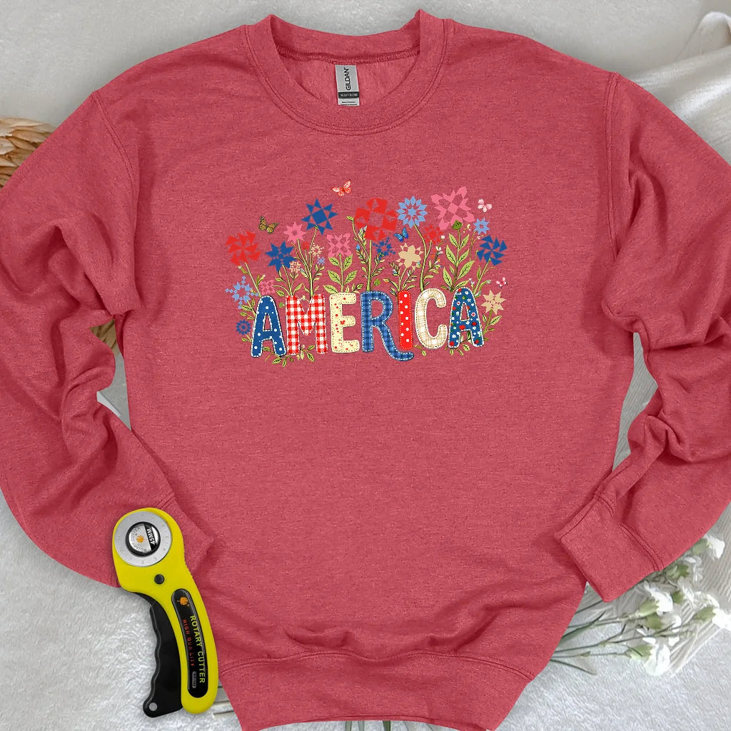 Appliqué America Sweatshirt