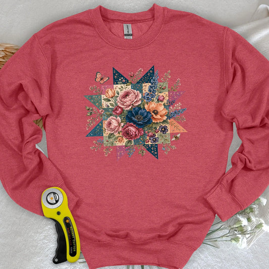 Blooming Patchwork Star Sweatshirt