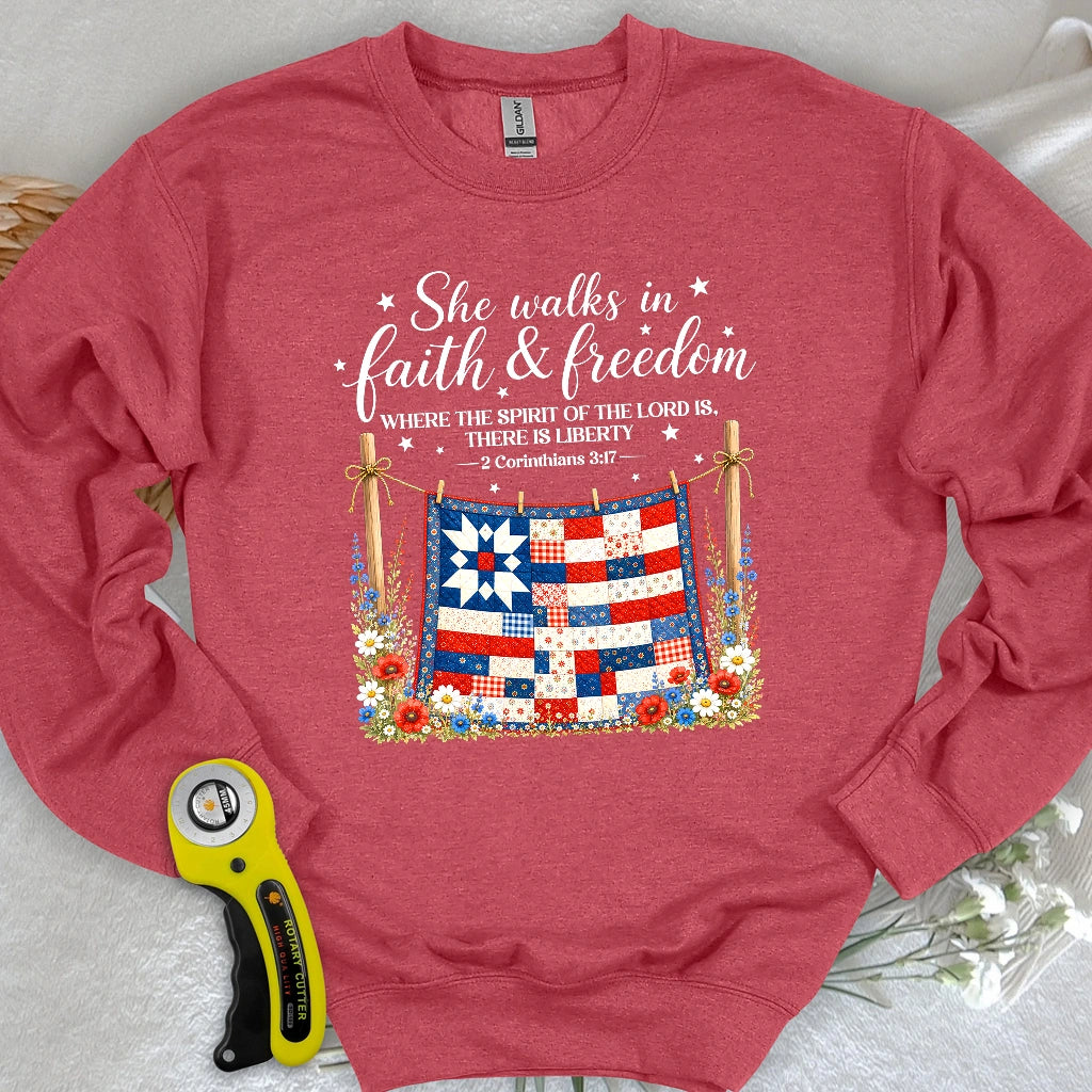 Faithfully Pieced Sweatshirt