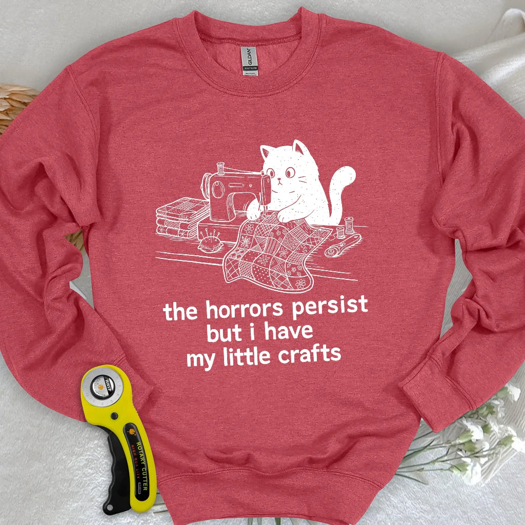 Sweat-shirt "Little Crafts vs. The World"