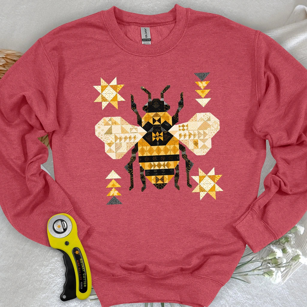 Patchwork Bee Sweatshirt
