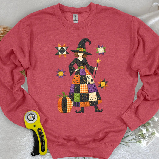 Patchwork Quilt Witch Sweatshirt