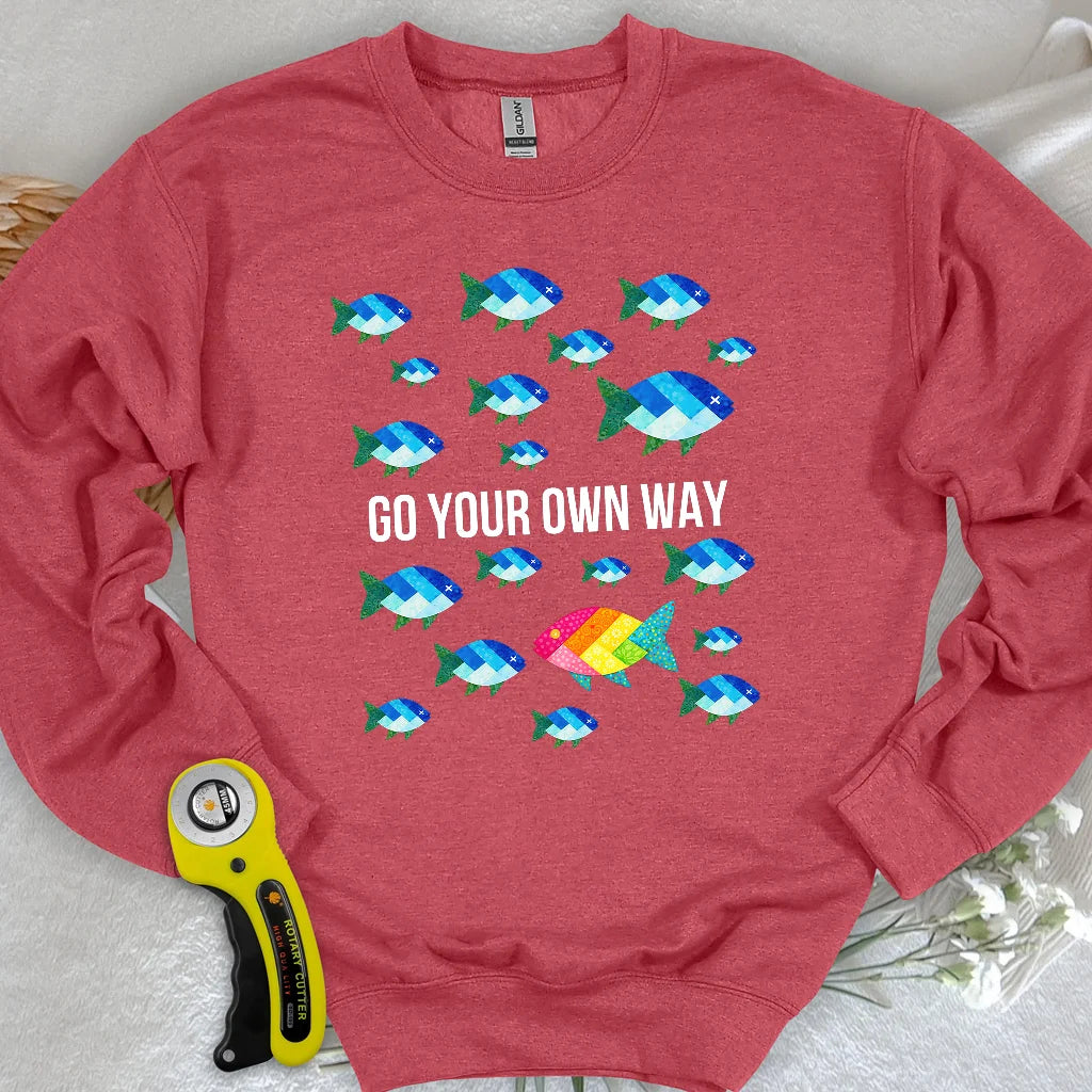 Quilter Individualität Sweatshirt
