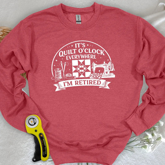 Retired Quilter Sweatshirt