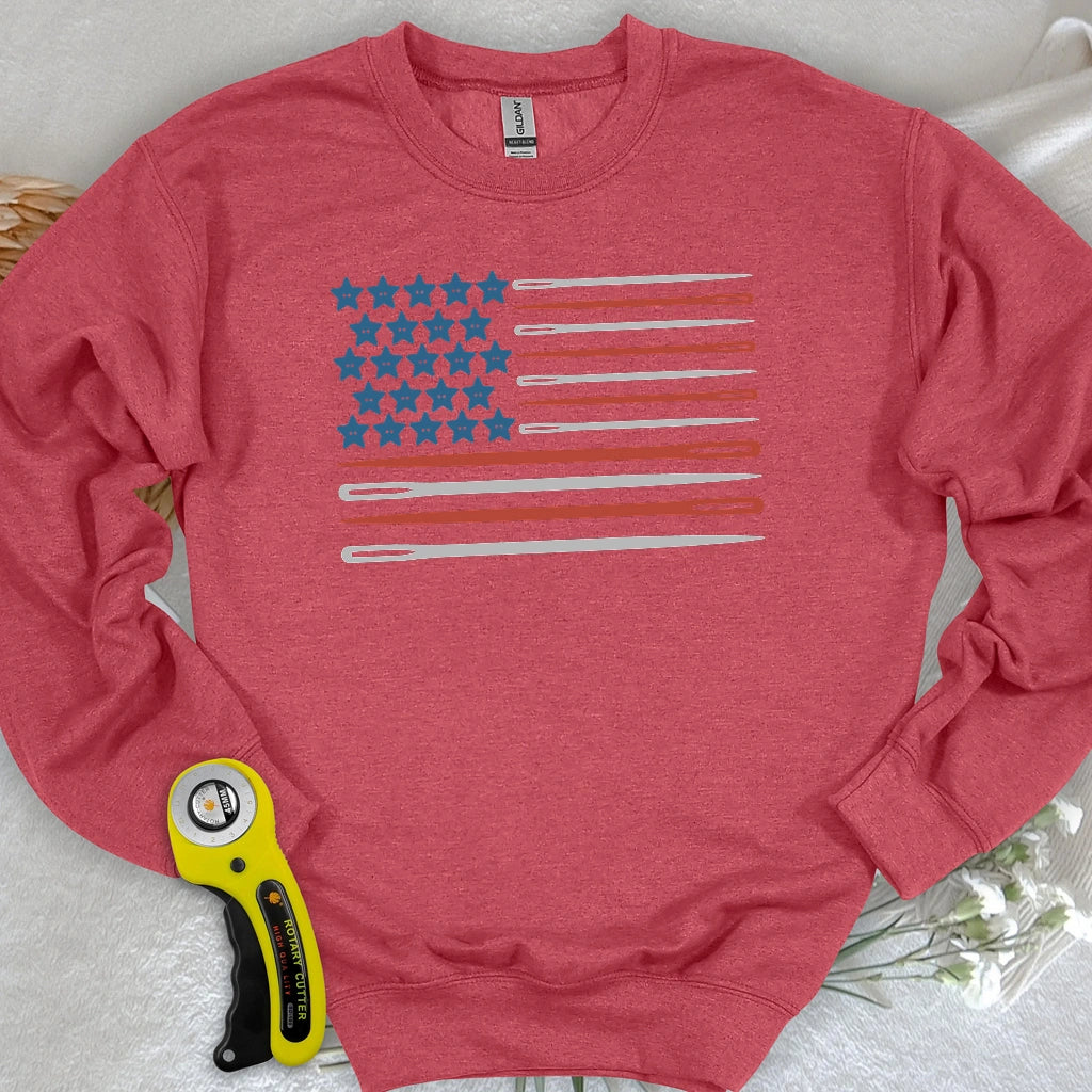 Sewing Flag Sweatshirt