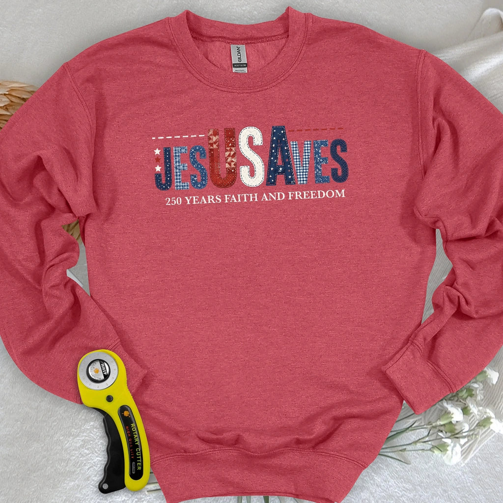 Stitching Faith Since 1776 Sweatshirt