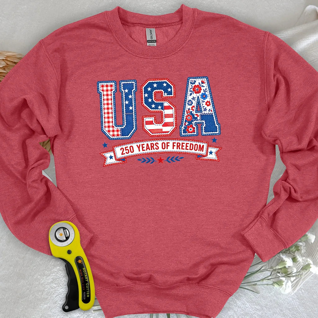 USA Patchwork Freedom Sweatshirt