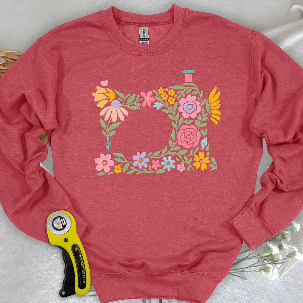 Abtract Flower Machine Sweatshirt