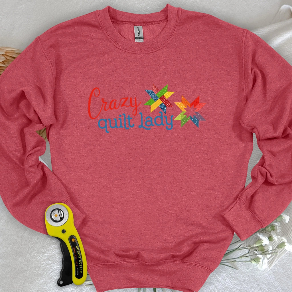 Crazy quilt lady Sweatshirt