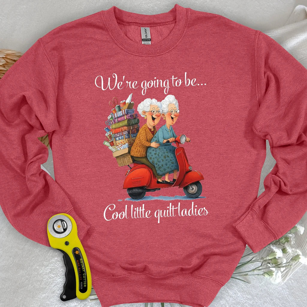 Little Quilt Ladies Sweatshirt