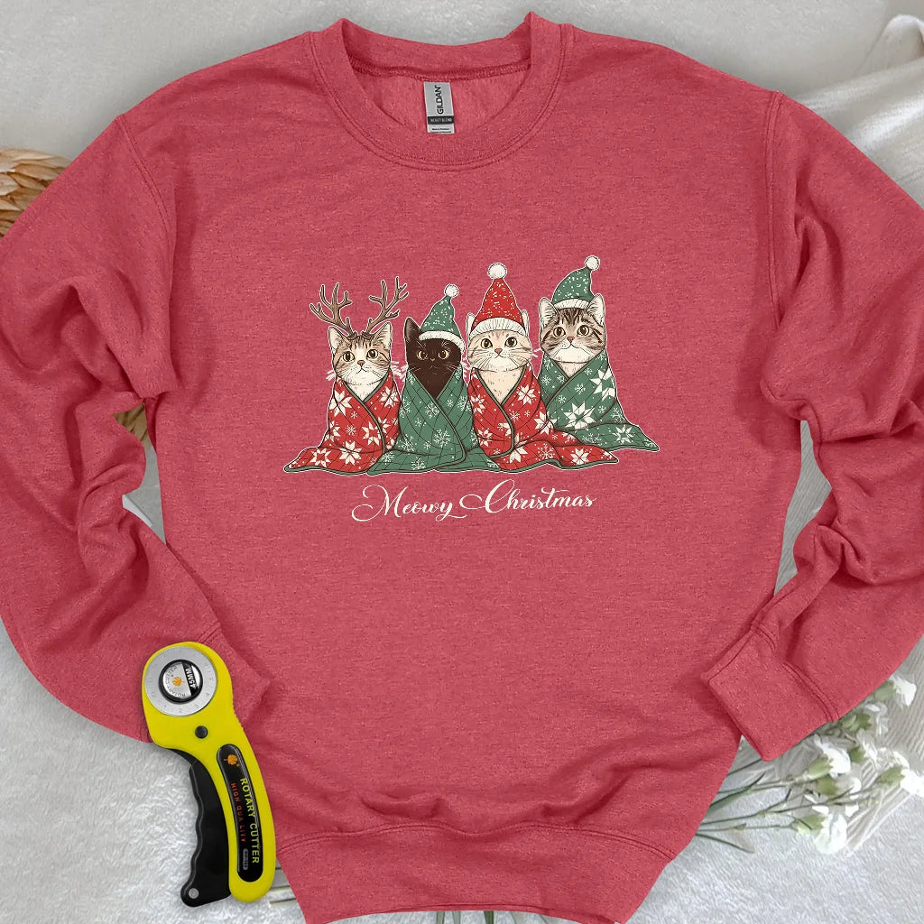 Sweat-shirt "Joyeux Noël Félint"