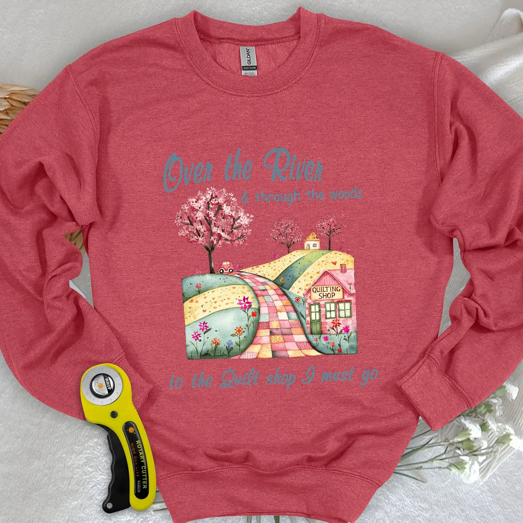 Sweat-shirt Over the River