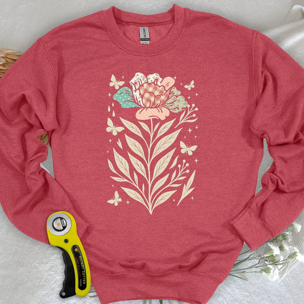 Sweat-shirt Patchwork Bloom