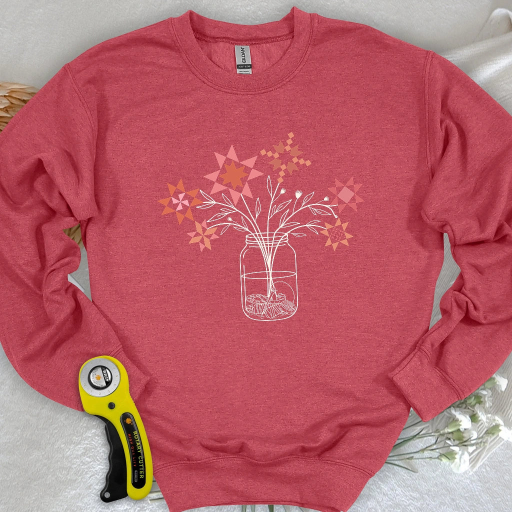 Patchwork Posy Jar Sweatshirt