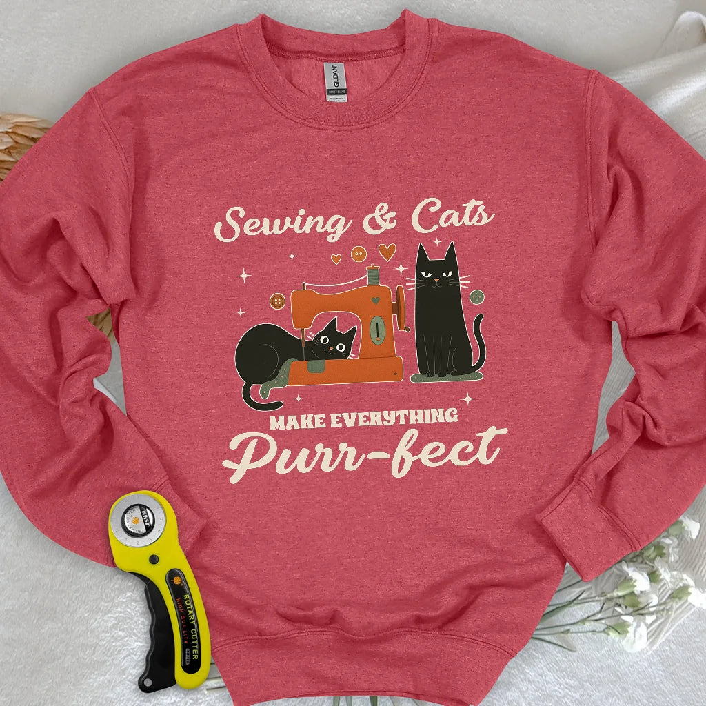 Purr-fect Sewing Sweatshirt