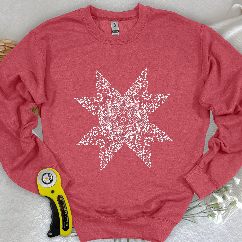 Sweat-shirt Mandala de courtepointe