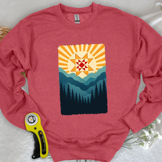 Quilting Sun Sweatshirt