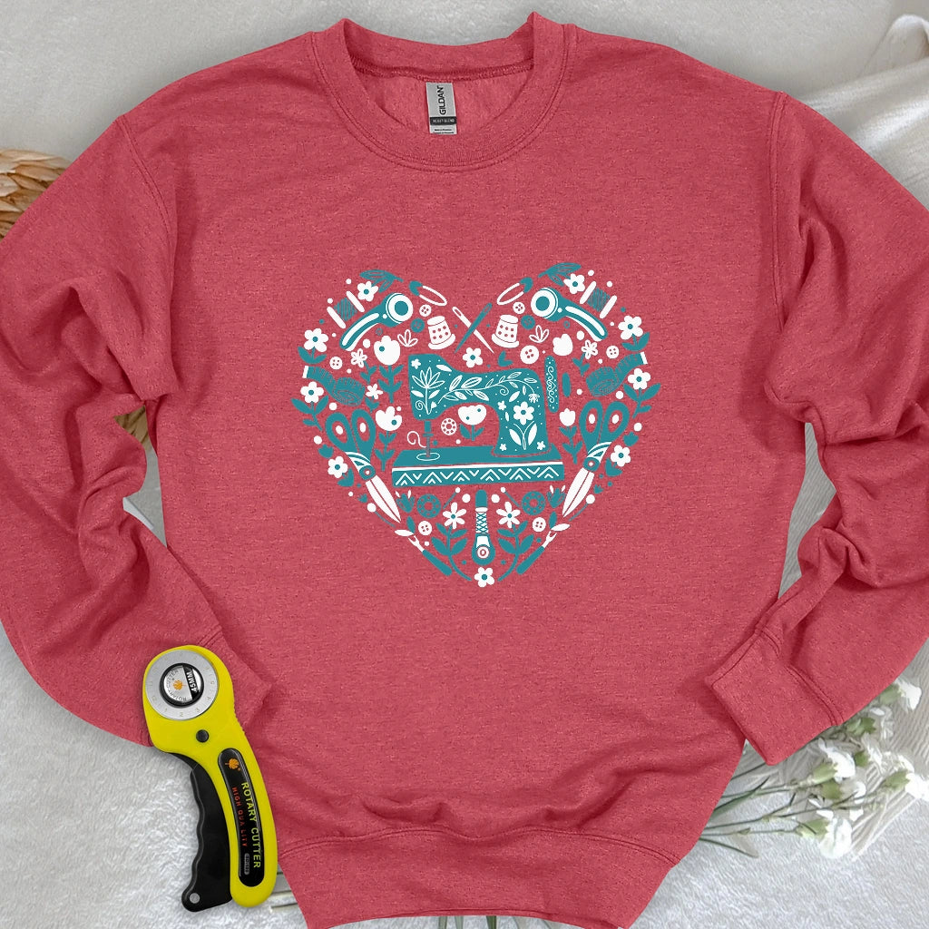 Sweat-shirt d'art populaire couture