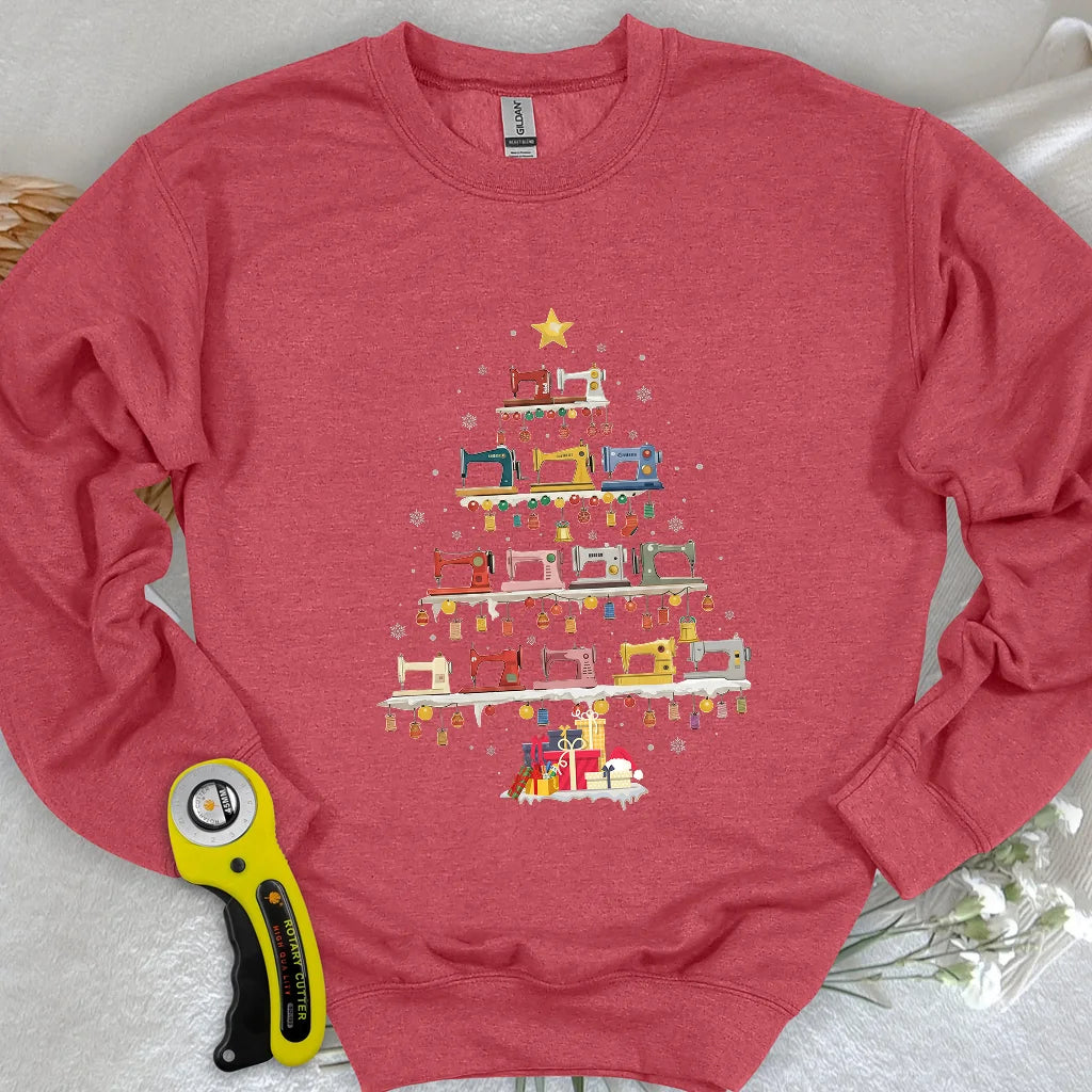 Sweat-shirt Arbre Machine à Coudre
