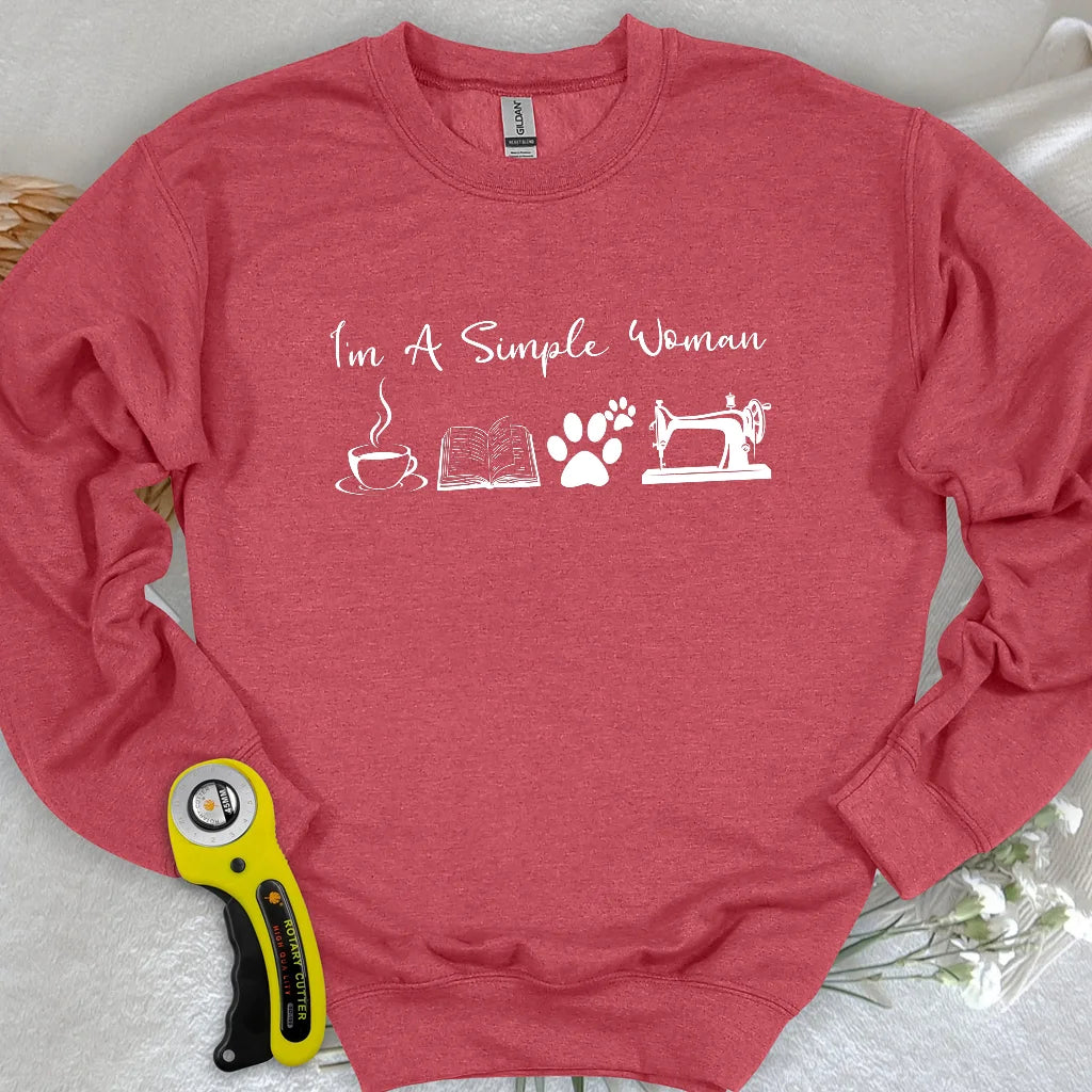 Sewing Woman Sweatshirt