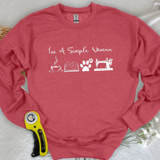 Sewing Woman Sweatshirt