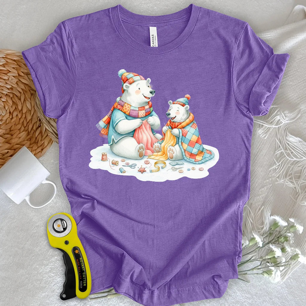 T-shirt l'Heure de la courtepointe des oursons