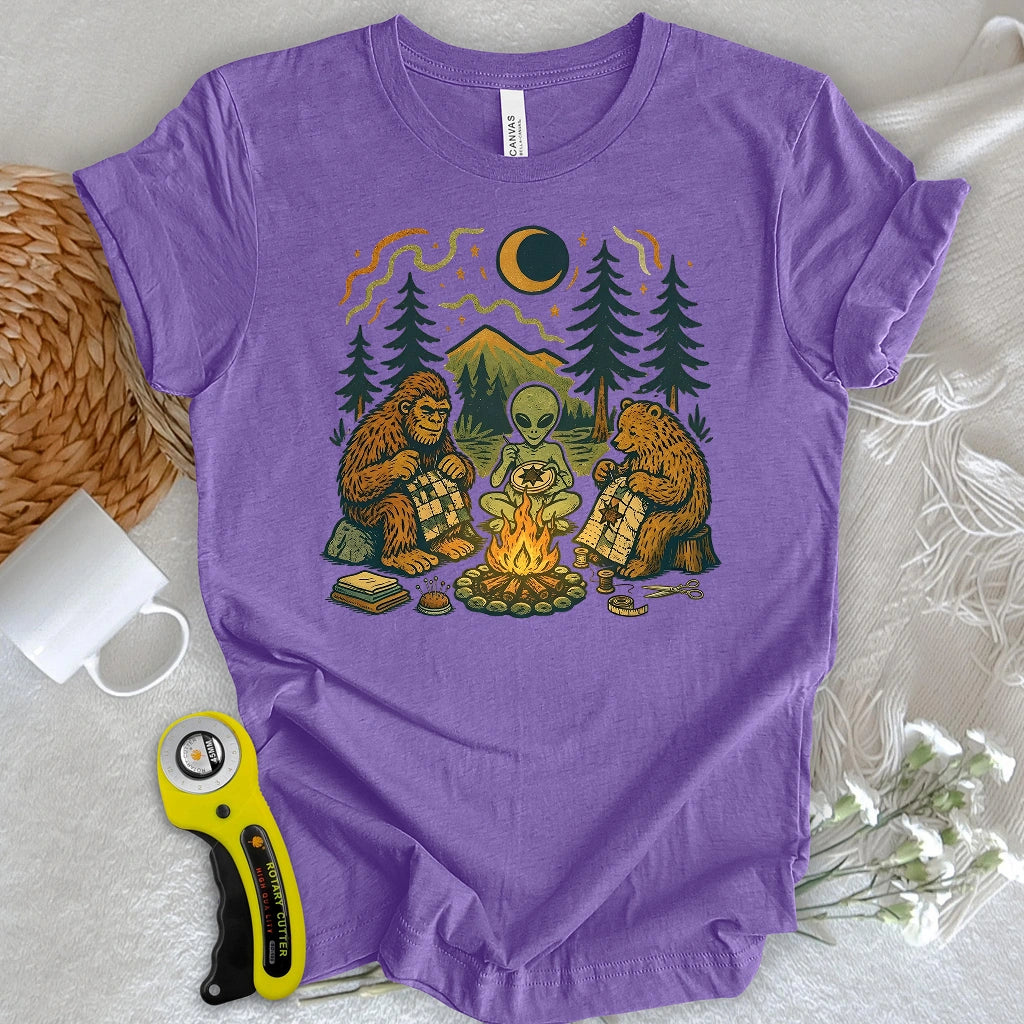 Campfire Crafting Friends T-shirt