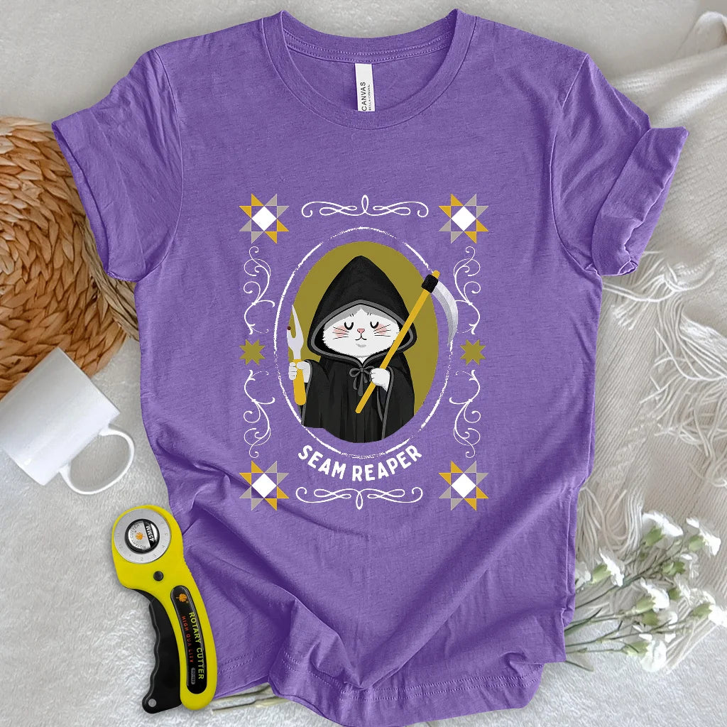 T-shirt faucheuse de coutures de chat